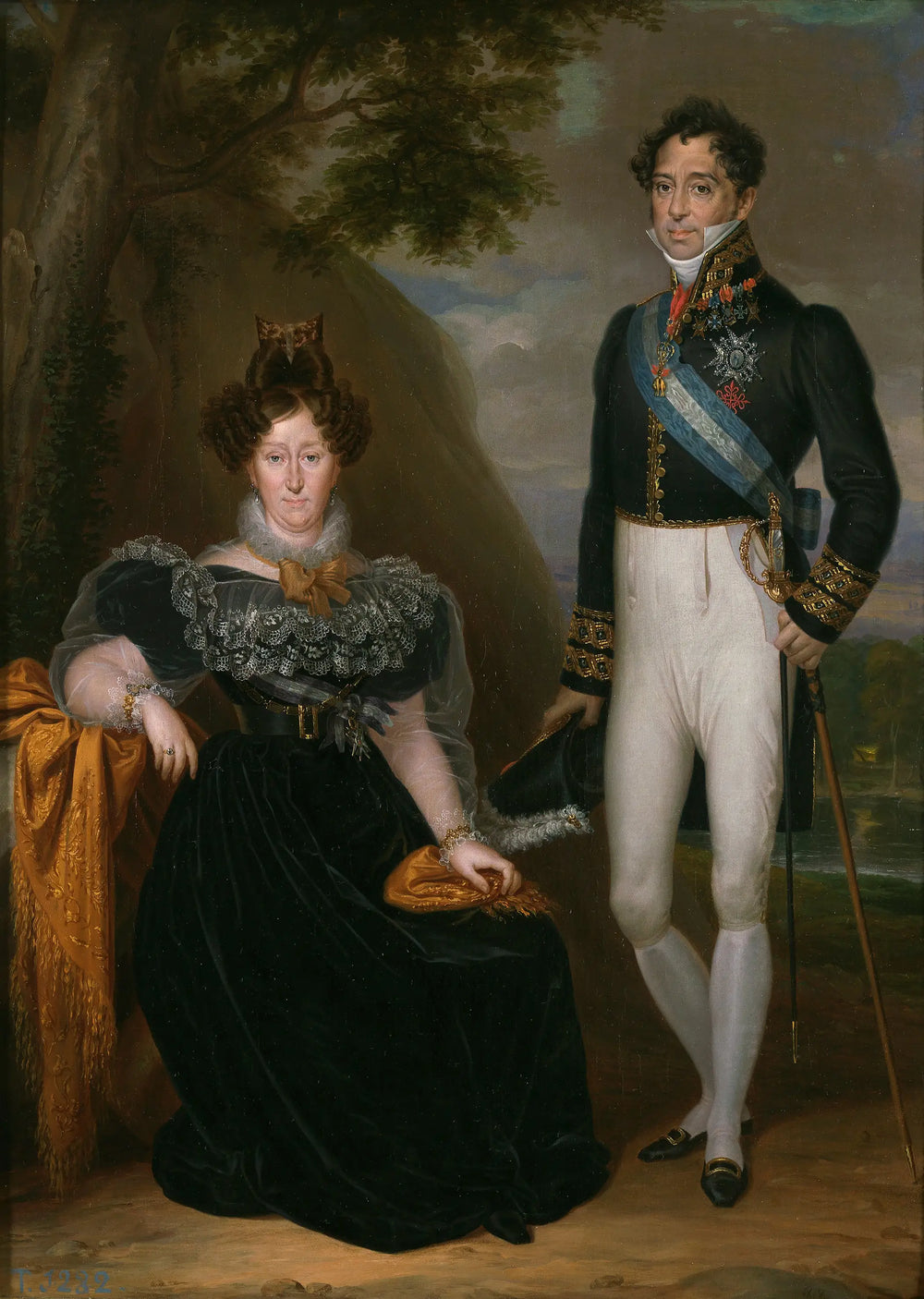 Le duc et la duchesse de San Fernando de Quiroga - Rafael Tejeo - Alpha Reproduction
