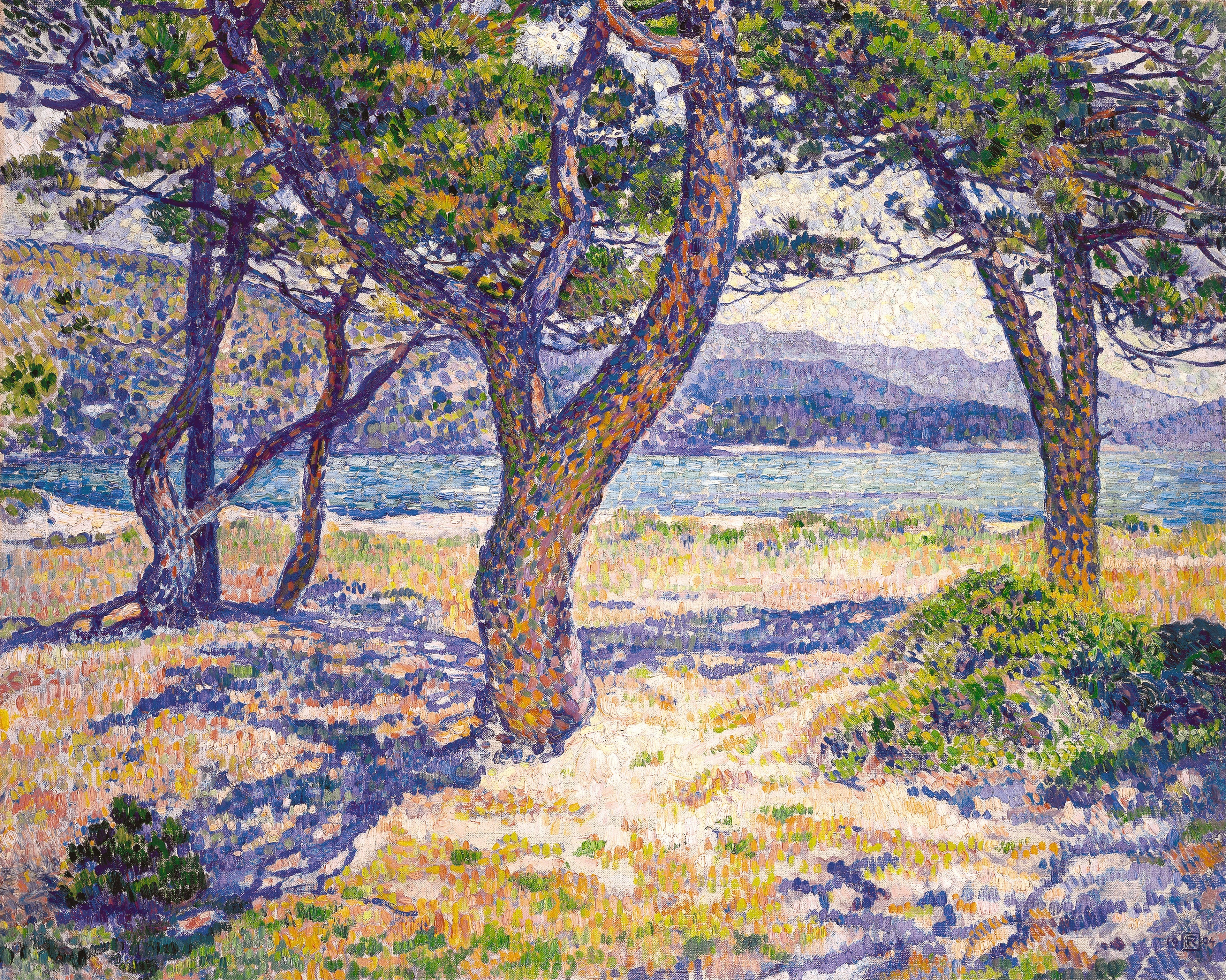La Méditerranée au Lavandou - Théo van Rysselberghe - Alpha Reproduction