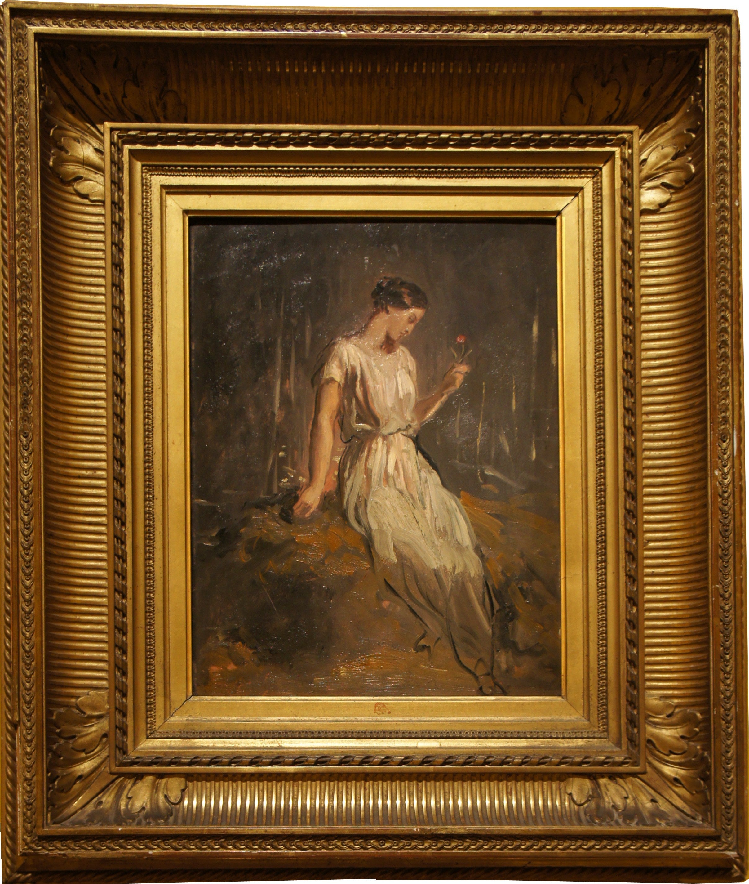 La Rêverie ou La Pensée. Esquisse. - Théodore Chassériau