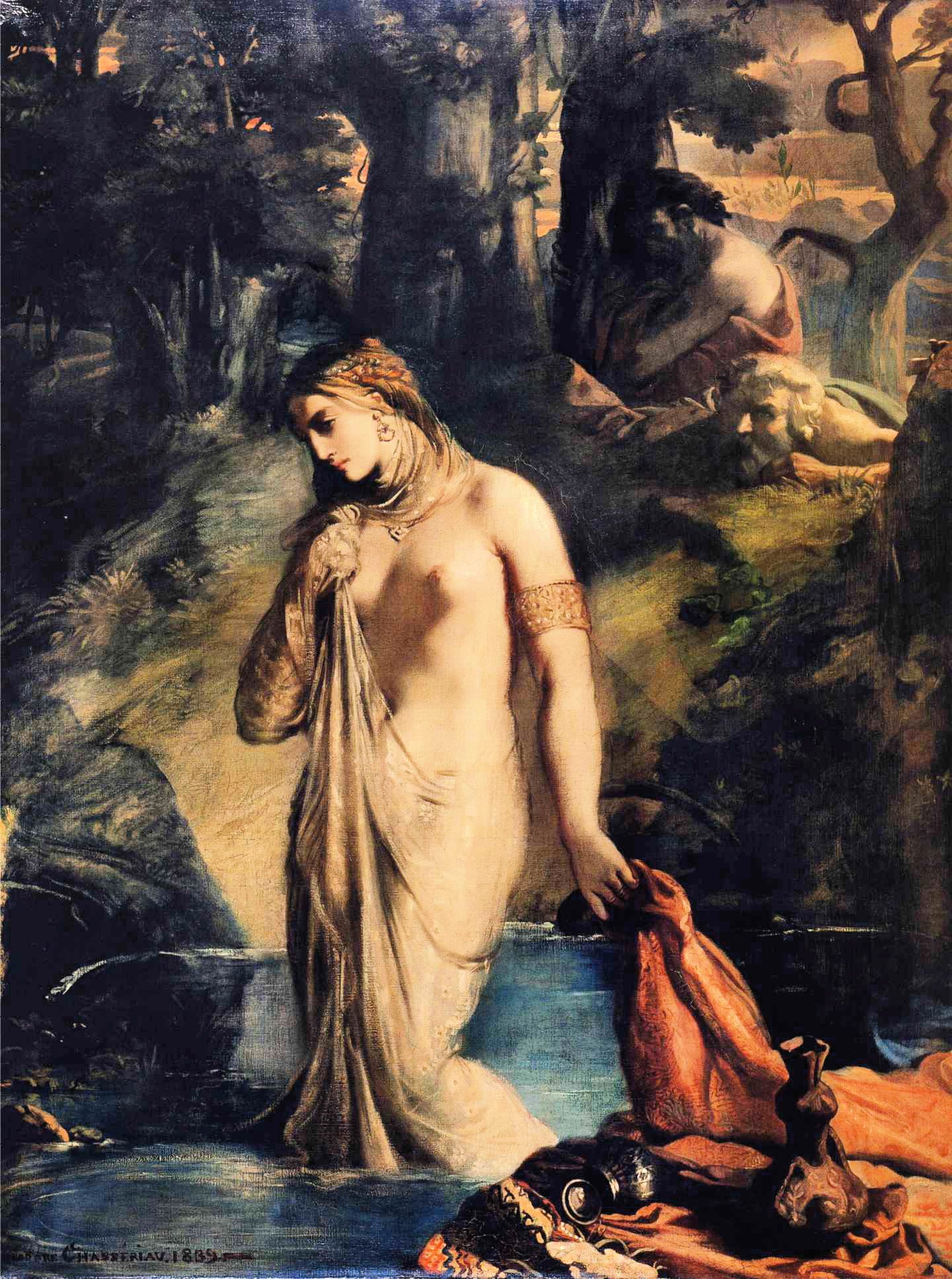 Suzanne au bain - Théodore Chassériau