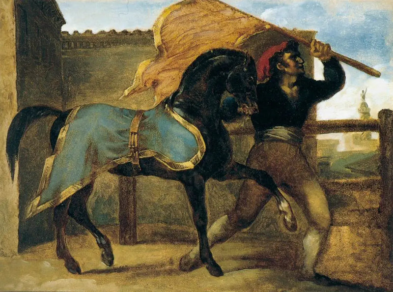 Гонки на лошадях - Théodore Géricault