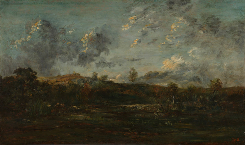 Moeras in Bourgondië - Théodore Rousseau