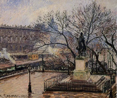Reproduction du tableau « Vue du Pont-Neuf avec la statue d'Henri IV - Camille Pissarro » par Alpha Reproduction en peinture à l’huile