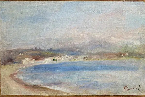 Reproduction du tableau « Cros de Cagnes, mer, montagnes - Pierre-Auguste Renoir » par Alpha Reproduction en peinture à l’huile