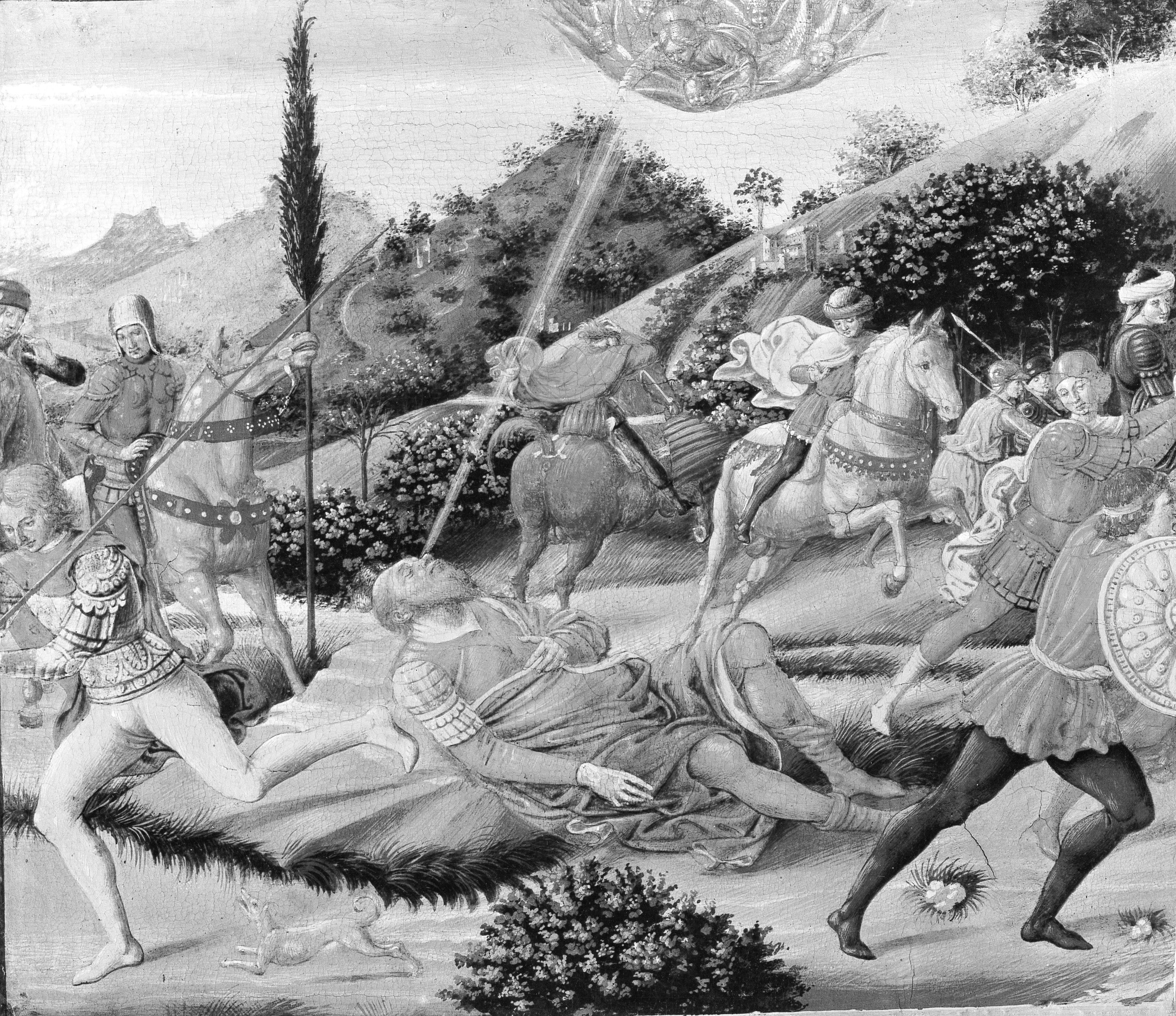 La conversion de saint Paul - Benozzo Gozzoli - Alpha Reproduction