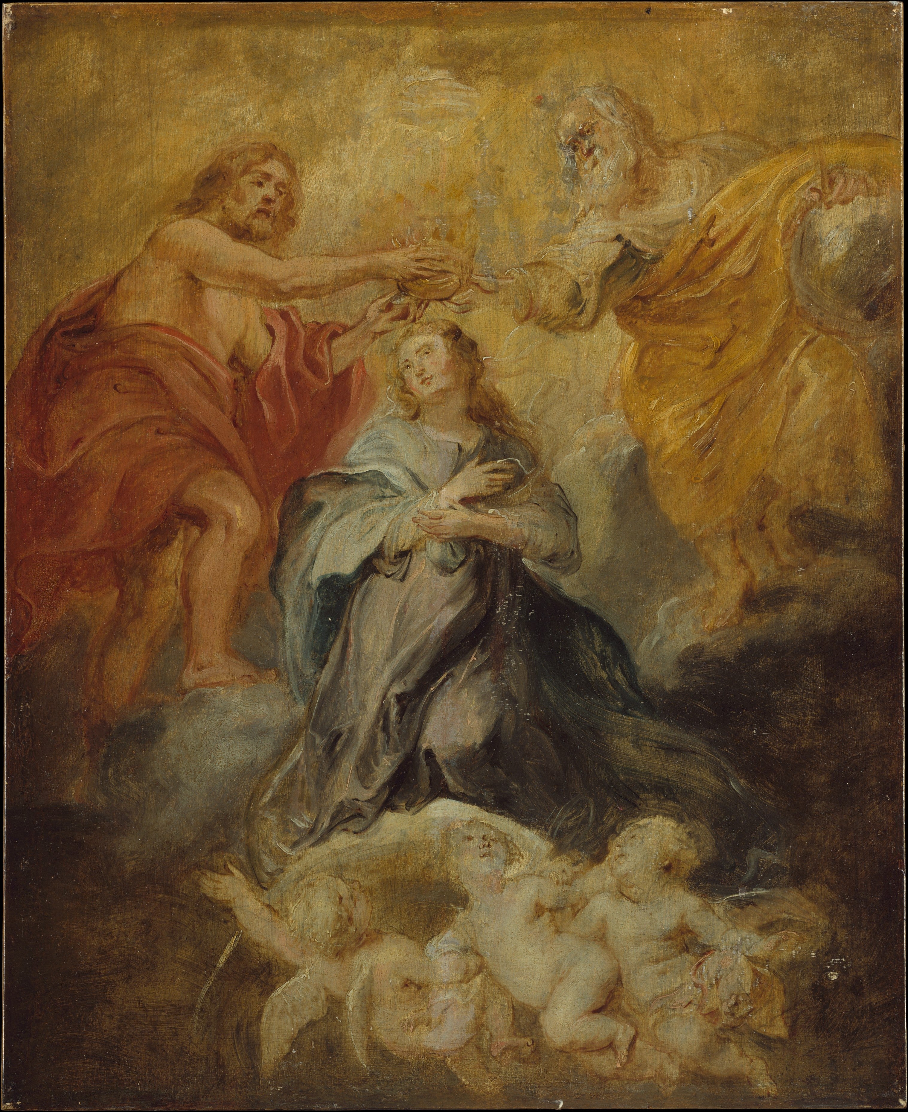 Le Couronnement de la Vierge - Peter Paul Rubens
