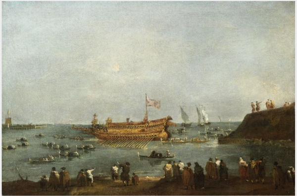 Дож épouse l'Adriatique - Франческо Гварди