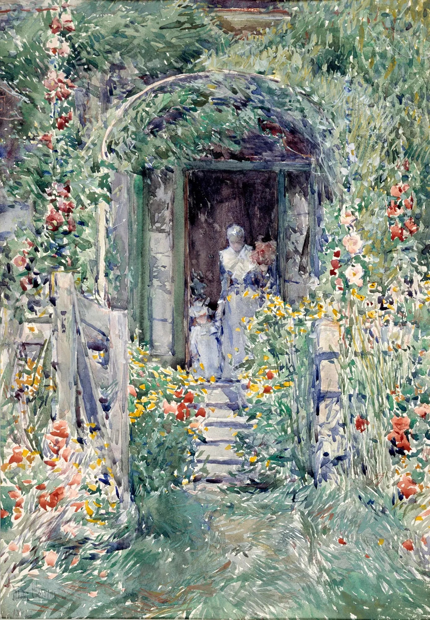 Le jardin dans sa gloire - Childe Hassam - Alpha Reproduction