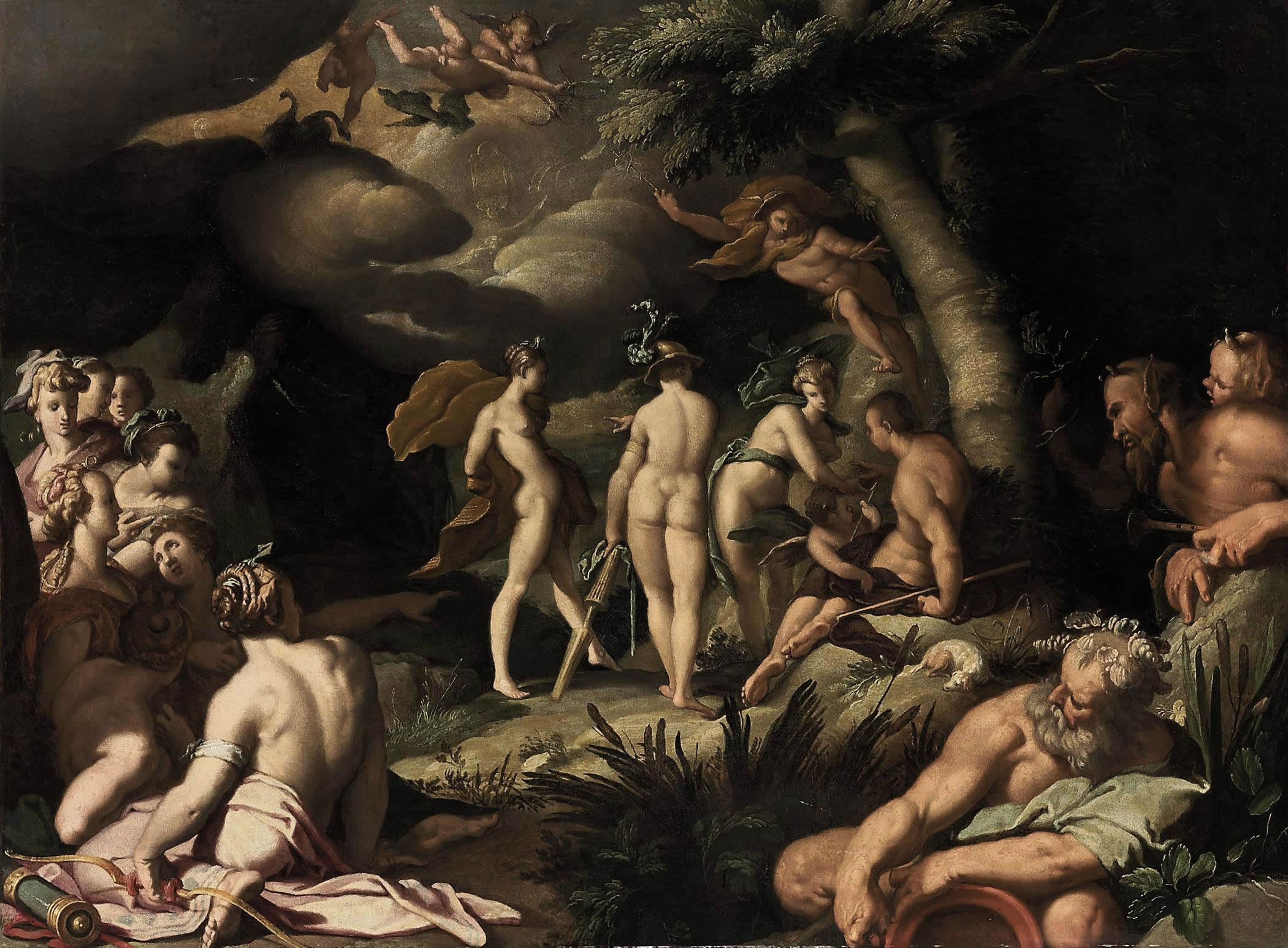 Le Jugement de Paris - Abraham Bloemaert