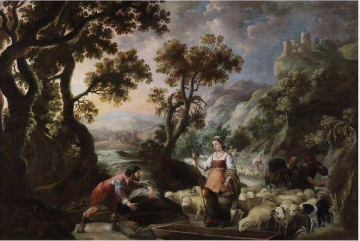 La rencontre de Jacob et Rachel au puits - Bartolomé Esteban Murillo
