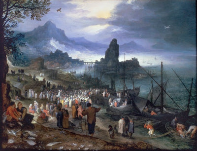 Le Sermon sur la mer de Galilée - Jan Brueghel l'Ancien