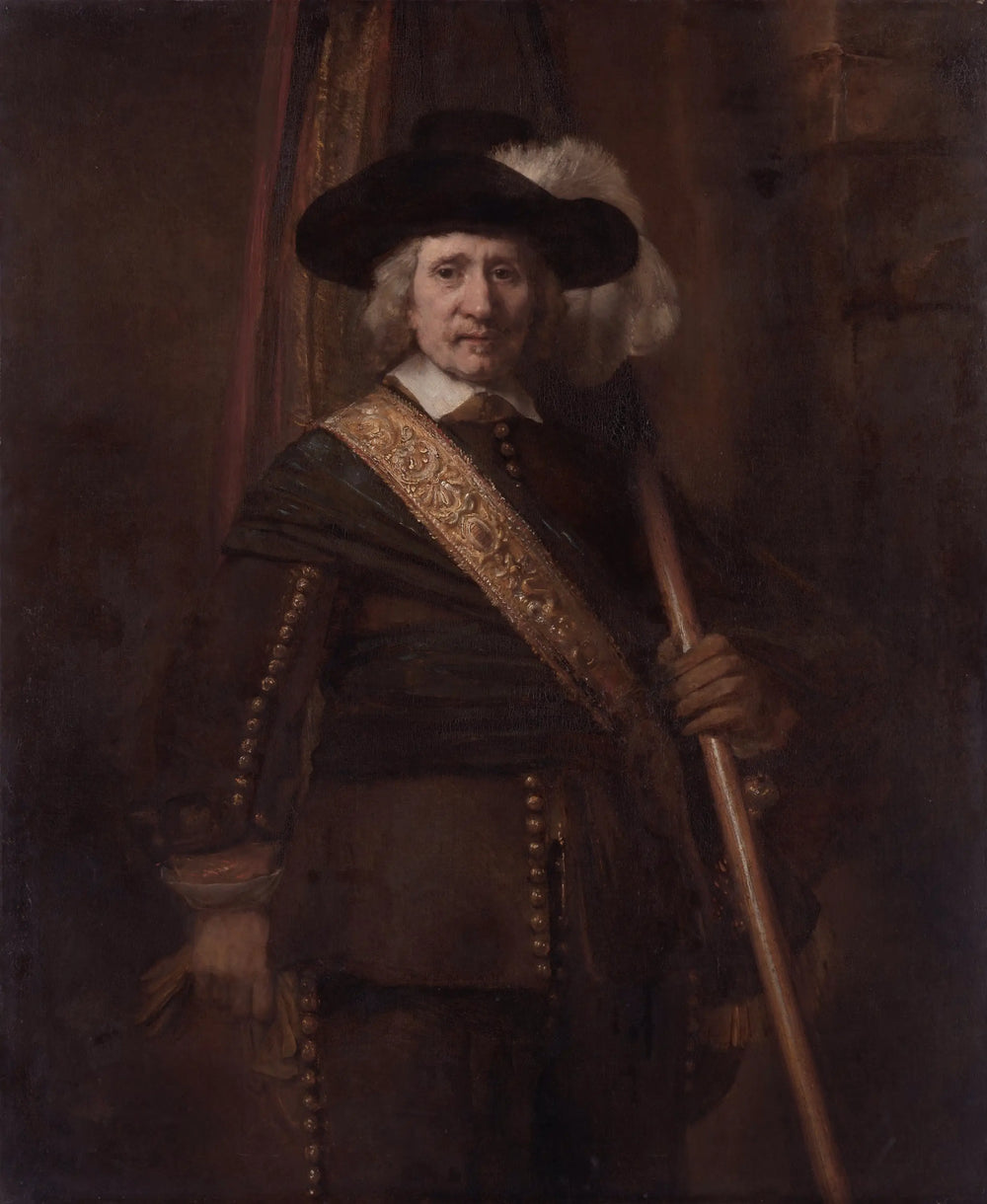 Reproduction du tableau « Portrait de Floris Soop - Rembrandt » par Alpha Reproduction en peinture à l’huile