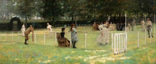 La fête du tennis - John Lavery