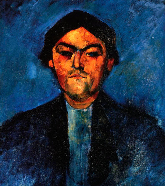 Reproduction du tableau « Pedro, le typographe - Amedeo Modigliani » par Alpha Reproduction en peinture à l’huile