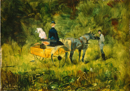 Reproduction du tableau « Le piège - Henri de Toulouse-Lautrec » par Alpha Reproduction en peinture à l’huile
