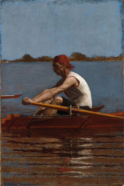 John Biglin dans un skiff - Thomas Eakins - Alpha Reproduction