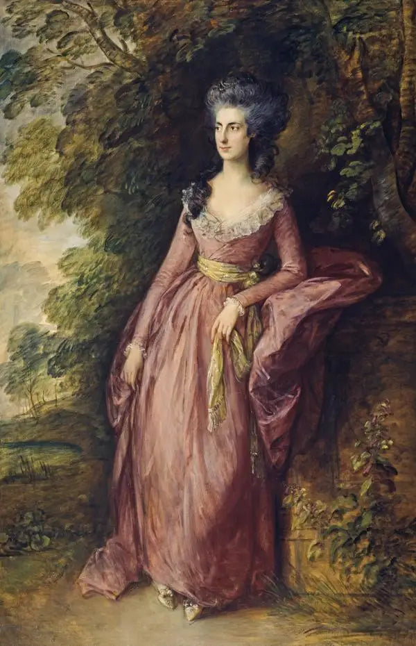 Mme Hamilton Nisbet (1756 - 1834) - Thomas Gainsborough - Alpha Reproduction