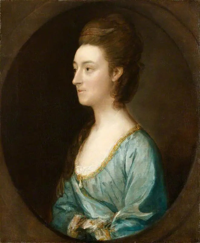 Letitia Leigh Mme Townley Balfour (1746-1838) - Thomas Gainsborough - Alpha Reproduction