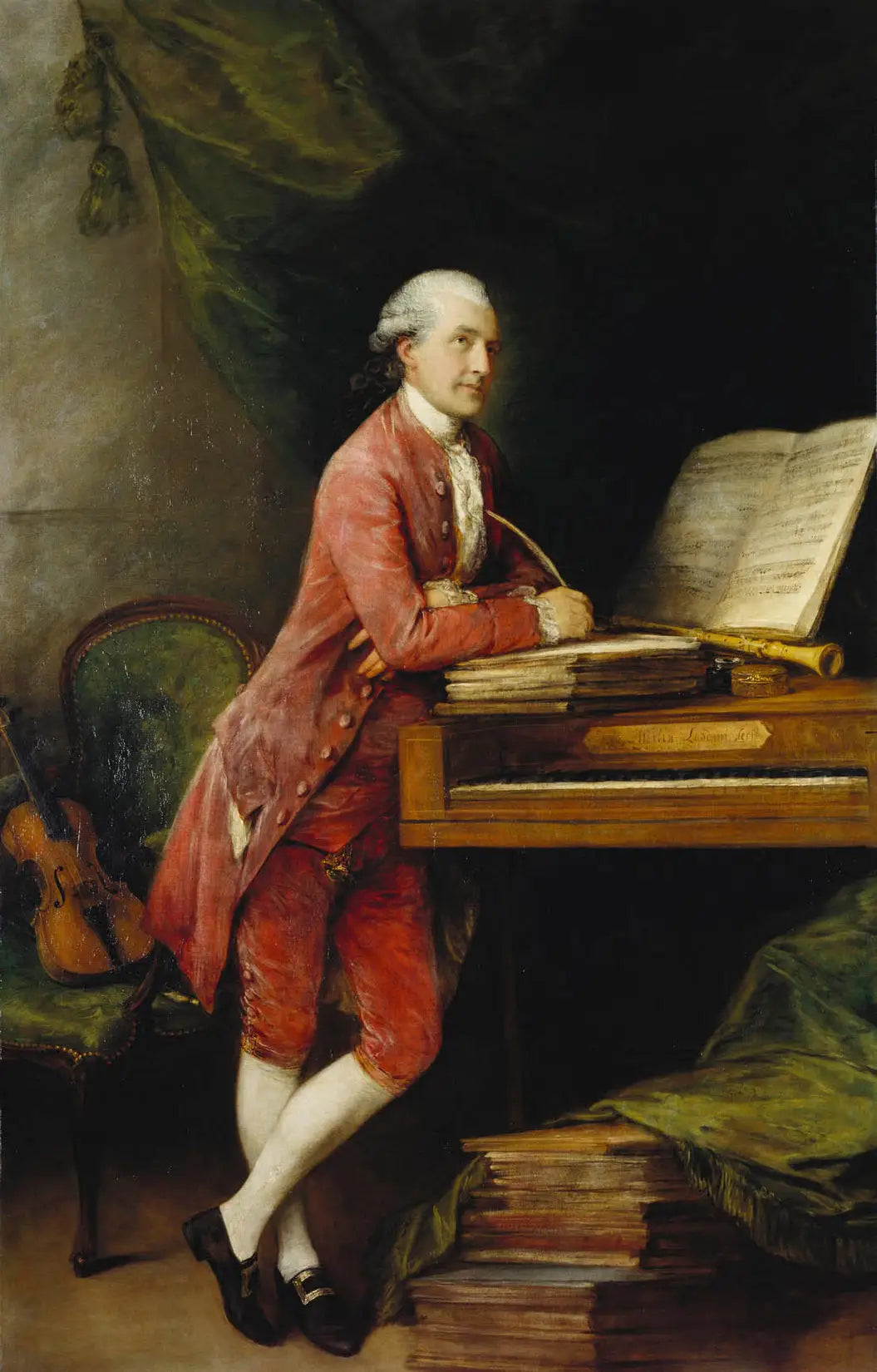 Johann Christian Fischer (1733-1800) - Thomas Gainsborough - Alpha Reproduction