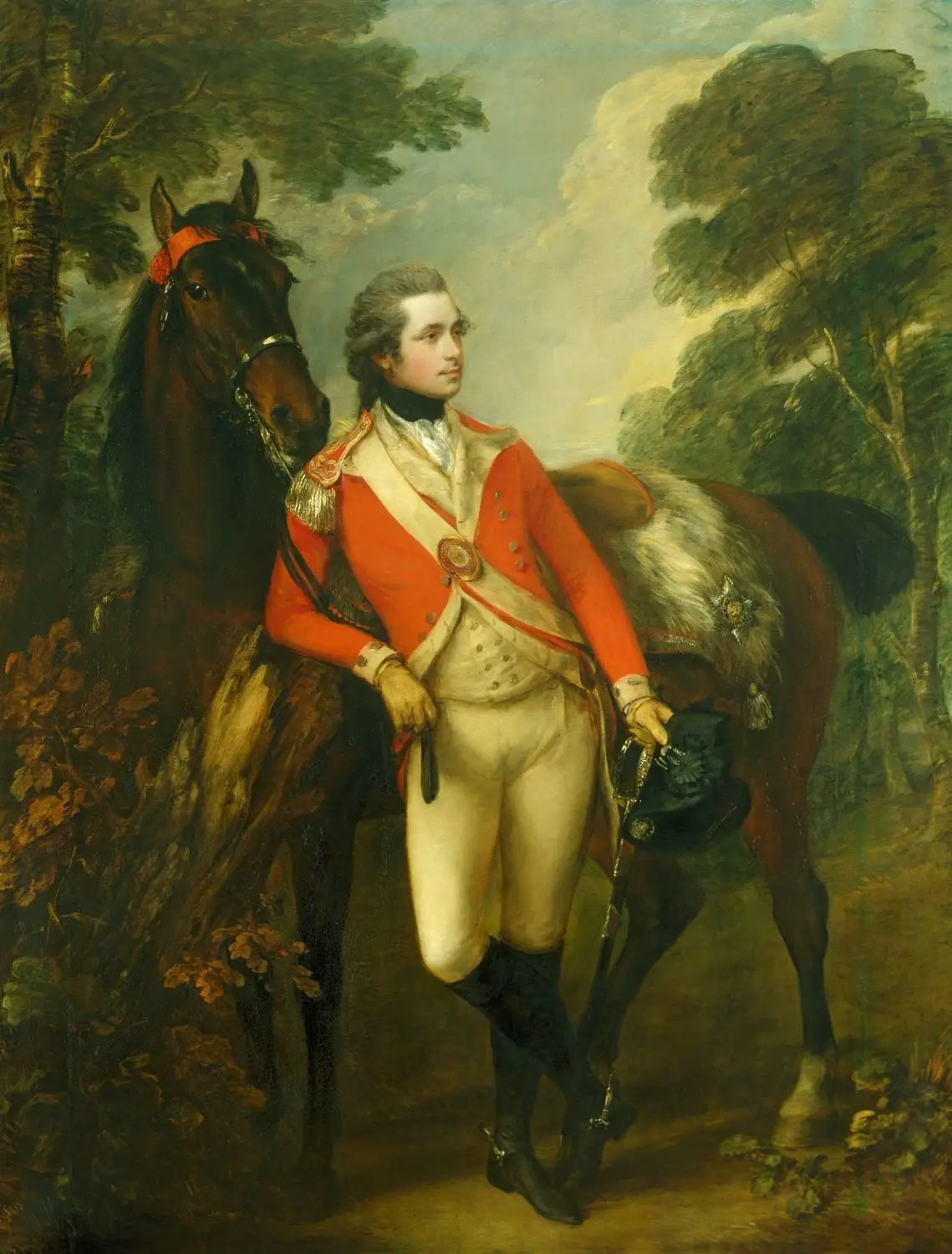 John Hayes St Léger (1765-1800) - Thomas Gainsborough - Alpha Reproduction