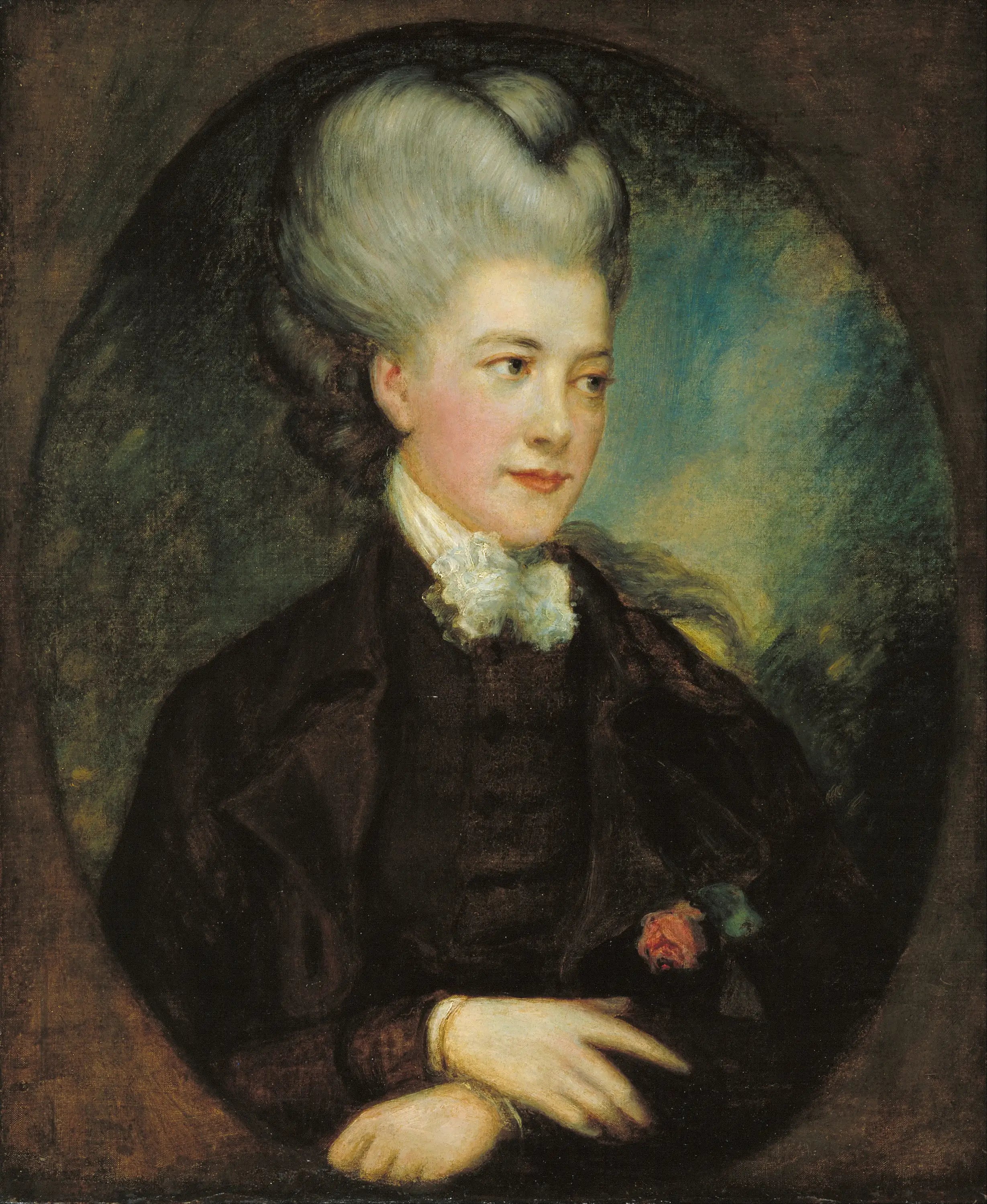 Lady Georgiana Poyntz comtesse Spencer [?] - Thomas Gainsborough - Alpha Reproduction