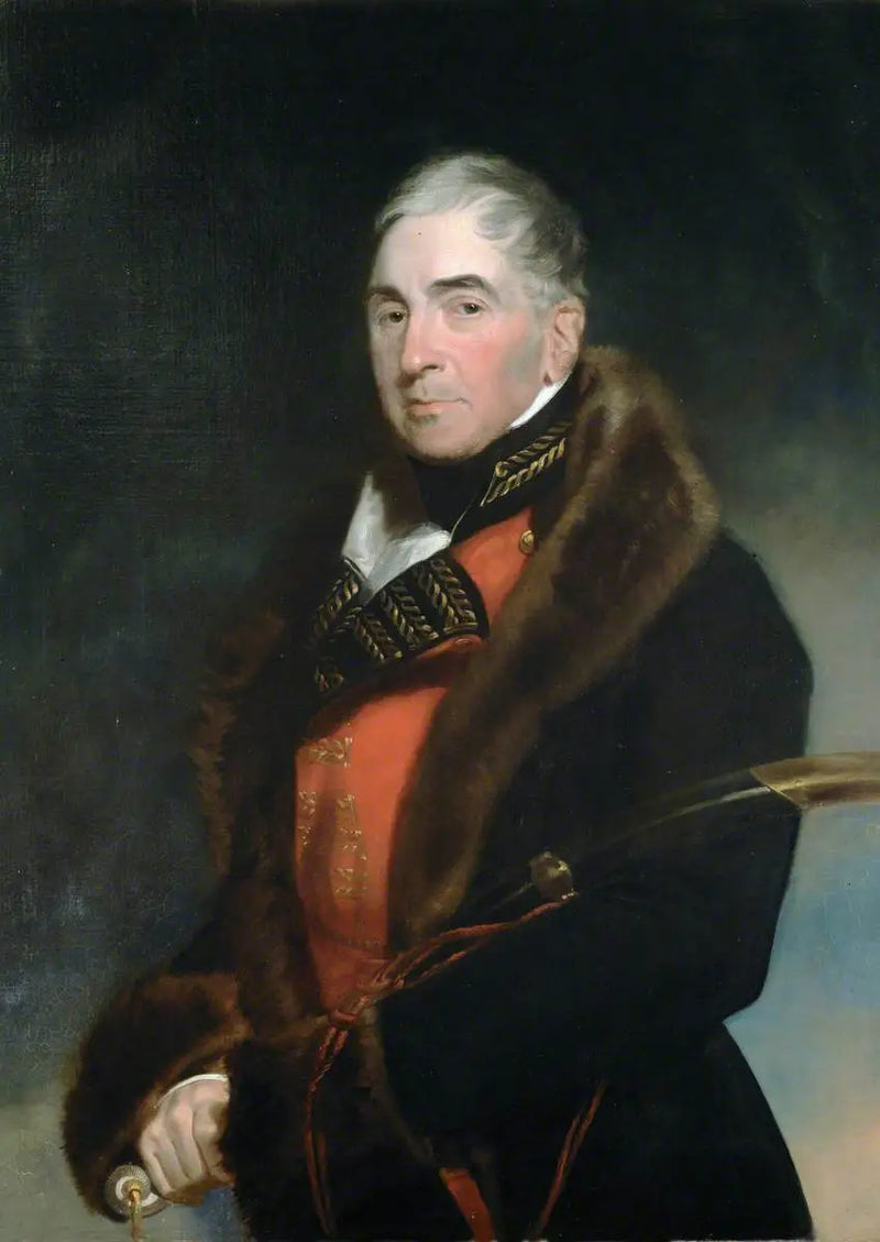 Генерал-лейтенант (позже генерал) Томас Грэм (1748–1843), барон Линедох, в меховом пальто поверх генеральской формы - Thomas Lawrence