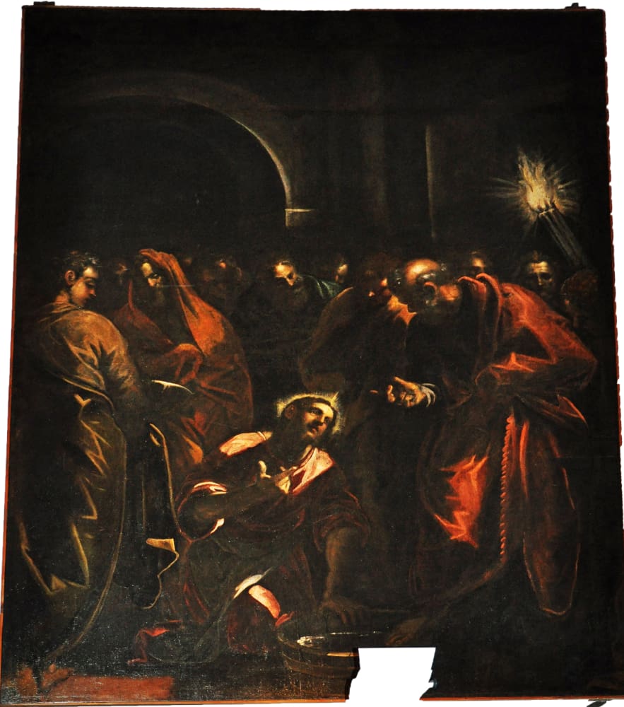 Le Christ lavant les pieds des disciples - Jacopo Tintoretto