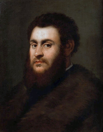 Portrait du roi Sigismond II Auguste portant un manteau garni de fourrure - Jacopo Tintoretto - Alpha Reproduction