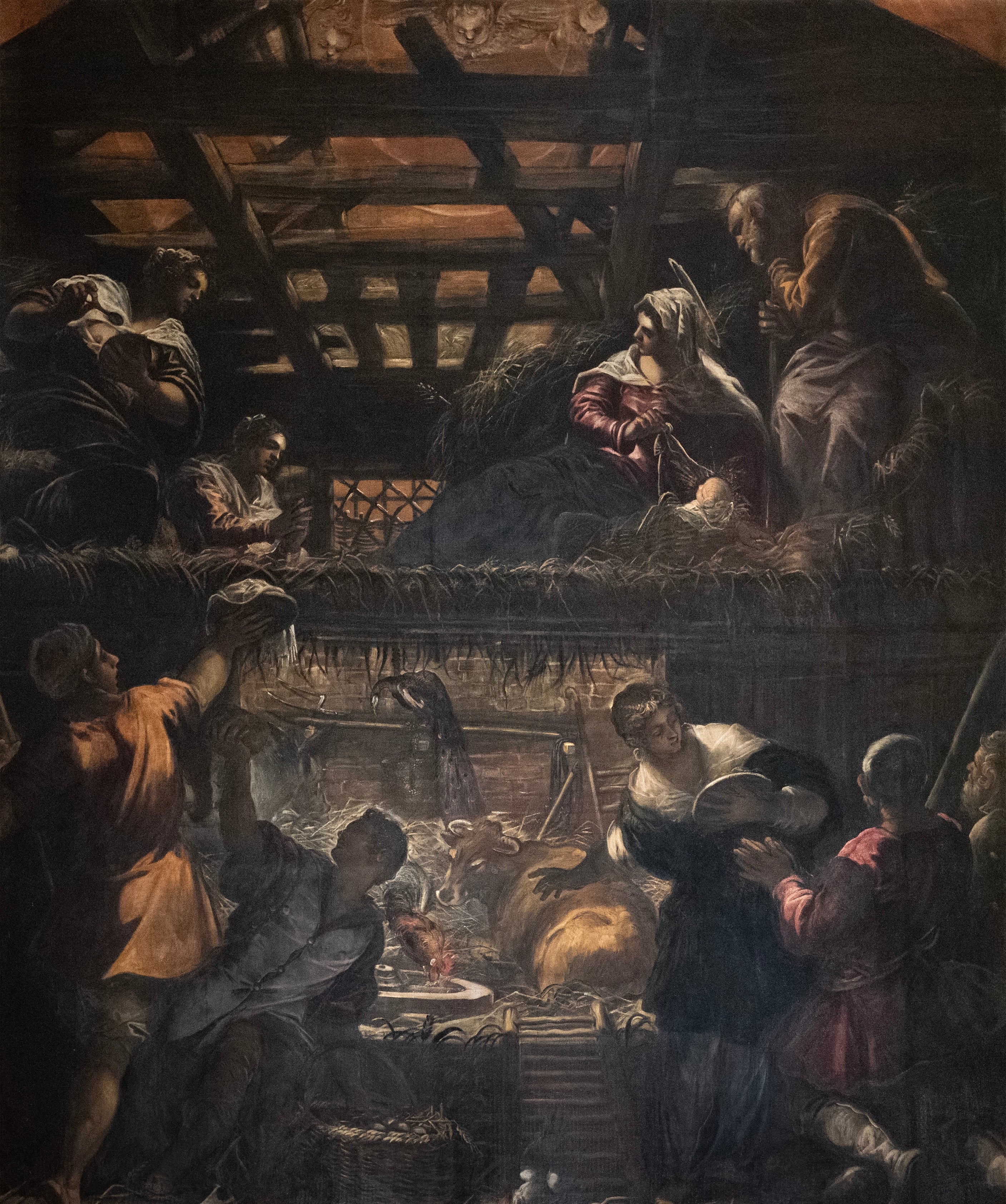L’Adoration des bergers - Jacopo Tintoretto
