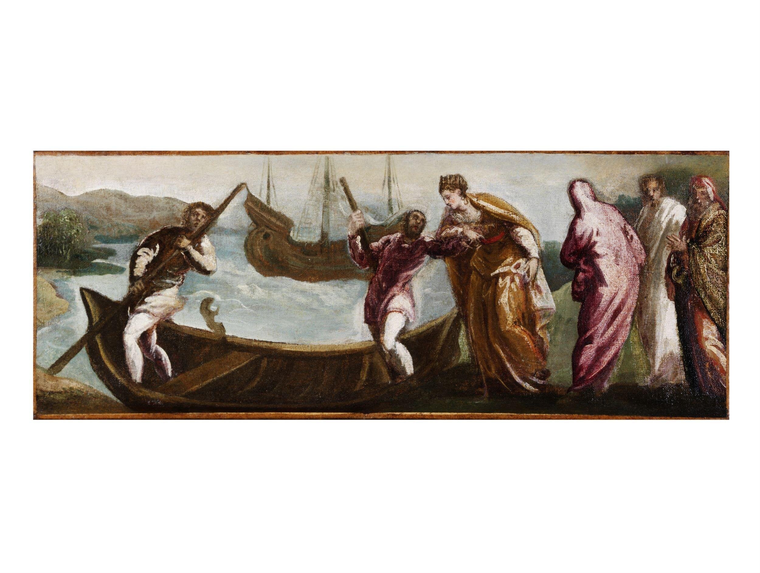 L'embarquement de Sainte-Hélène vers la Terre Sainte - Jacopo Tintoretto