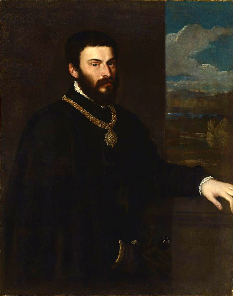 Portrait du comte Antonio Porcia - Titian