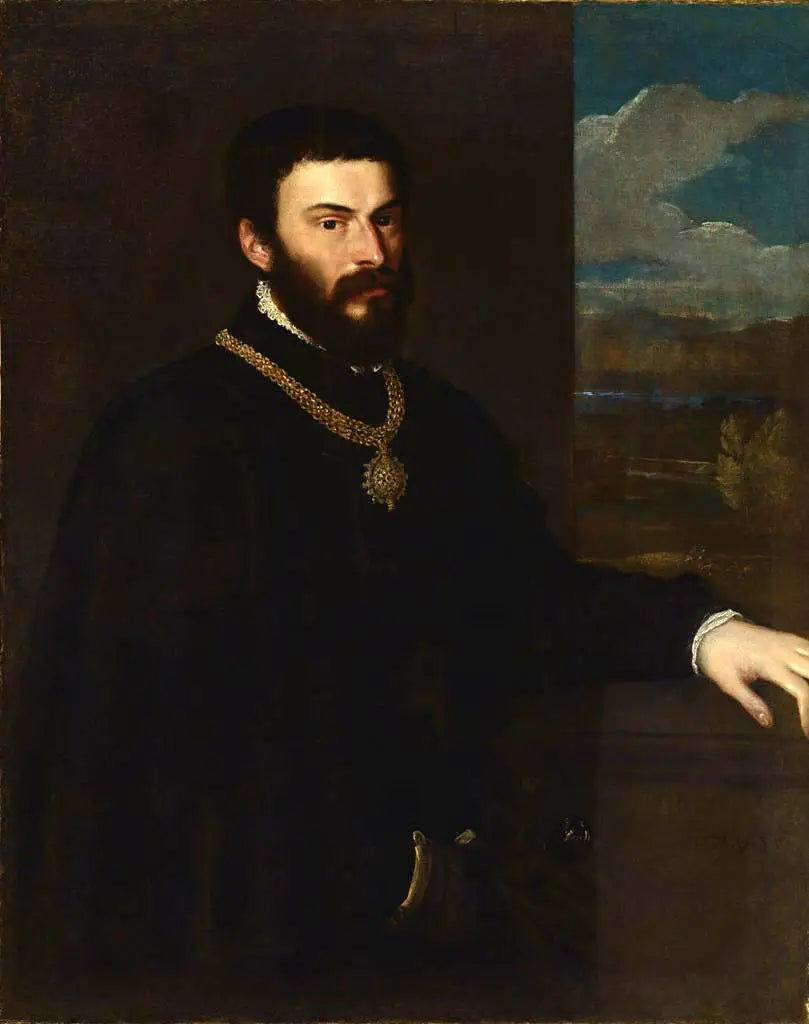 Portrait du comte Antonio Porcia - Titian - Alpha Reproduction
