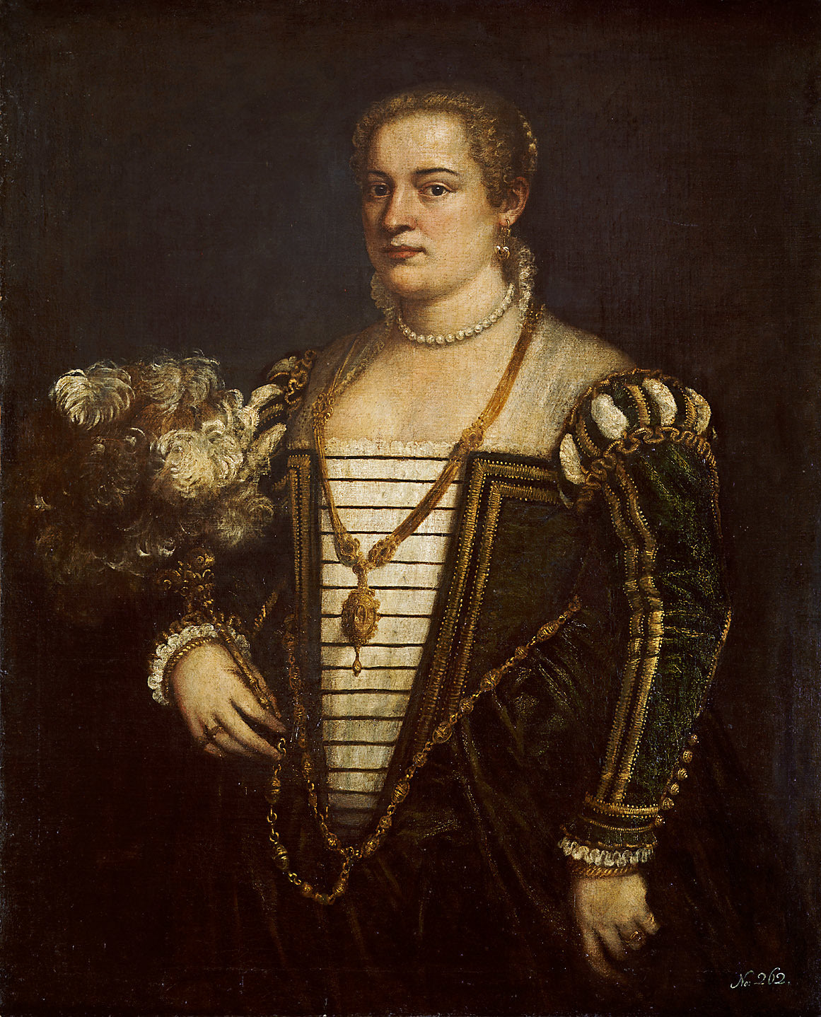Portrait de la fille de l'artiste, Lavinia - Titian