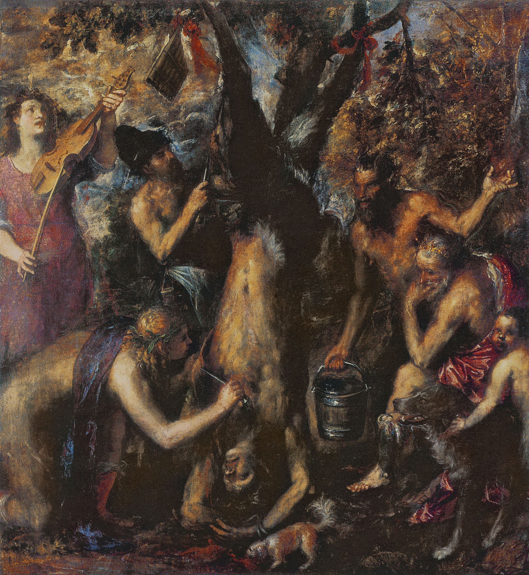 Le Supplice de Marsyas - Titian