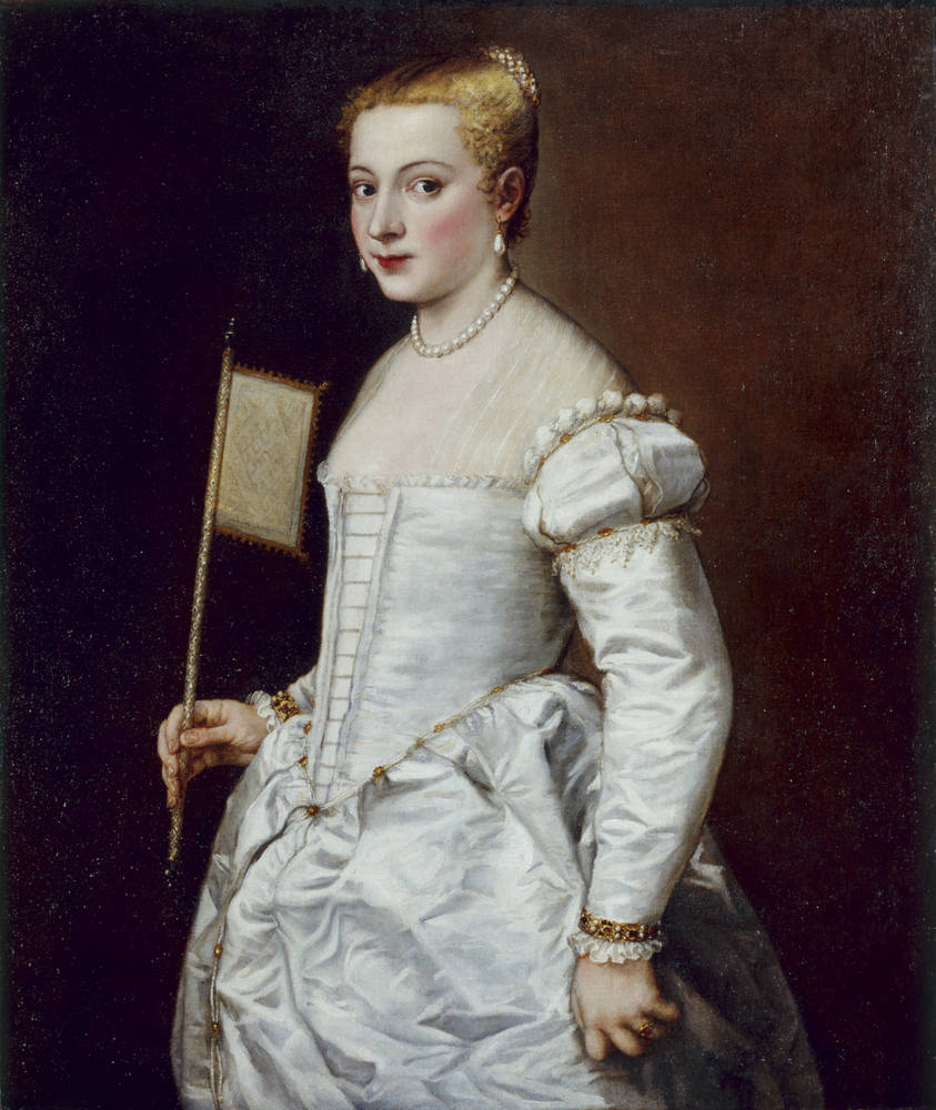 Fille à l'éventail - Titian