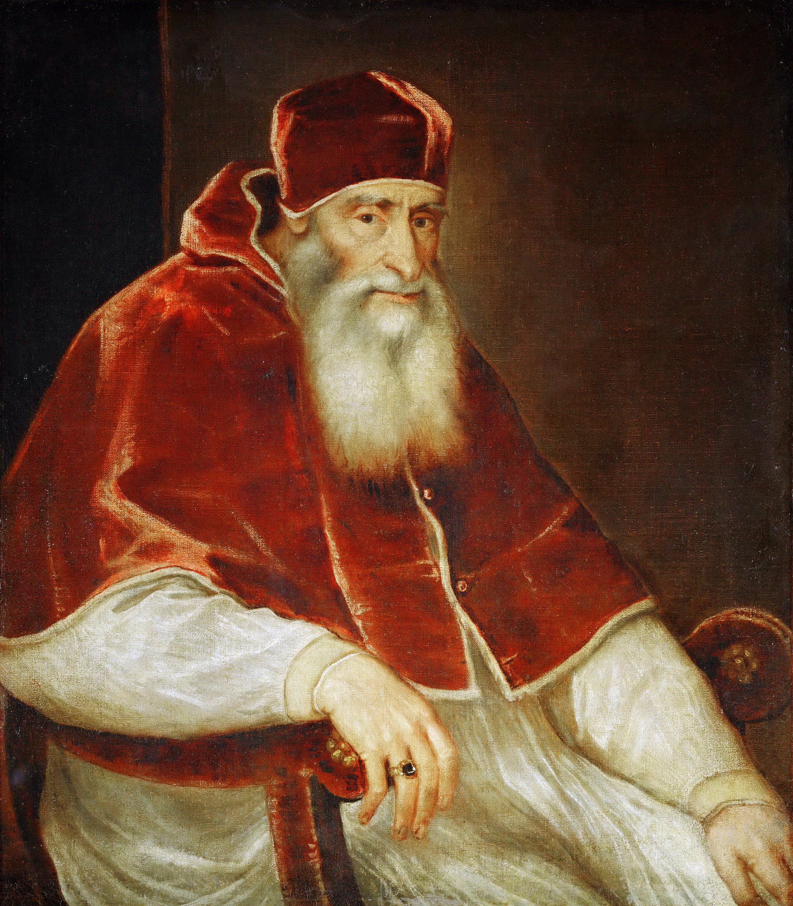 Pape Paul III Farnèse (1468-1549) - Titian