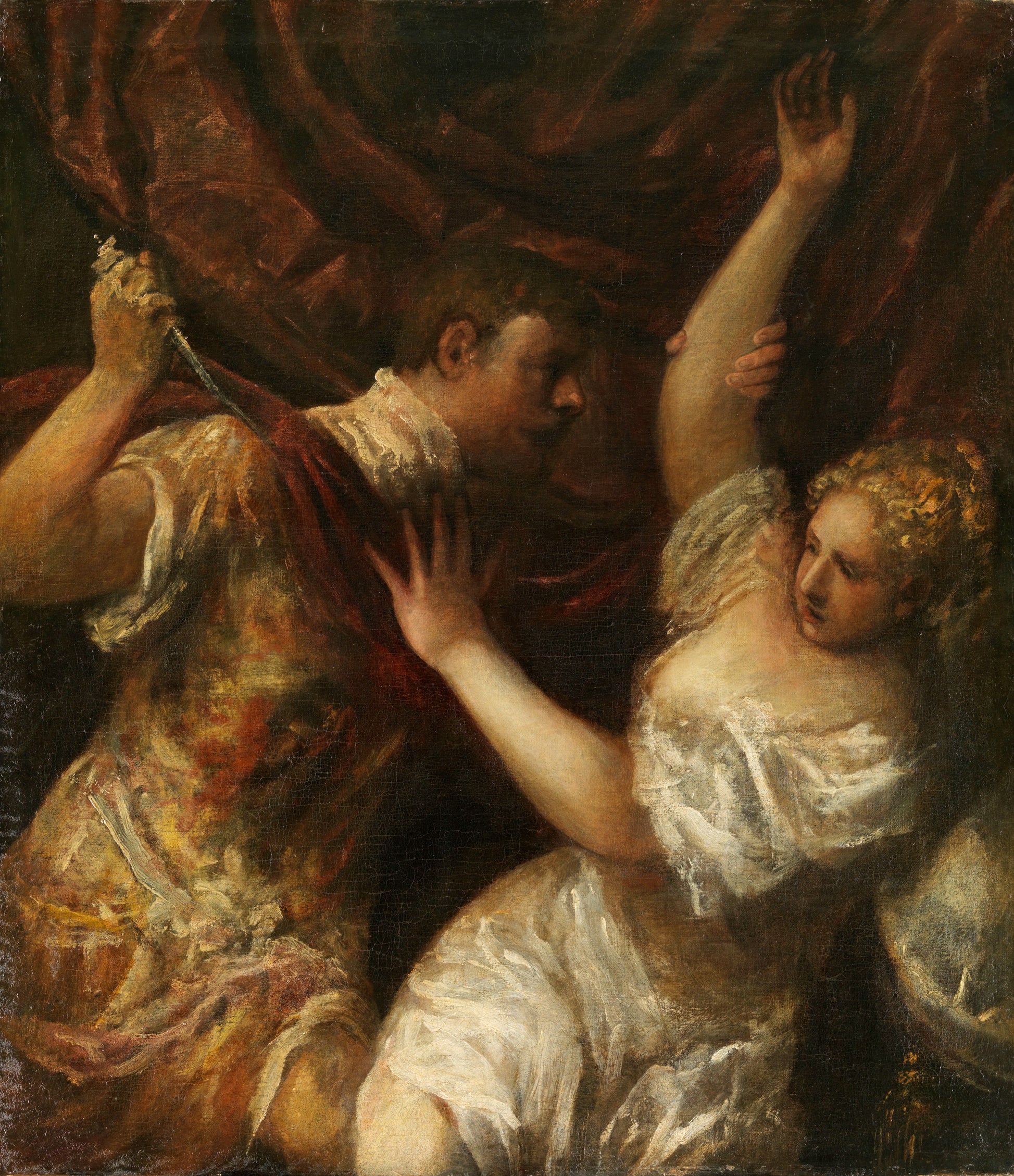 Tarquinius Sextus et Lucrèce - Titian