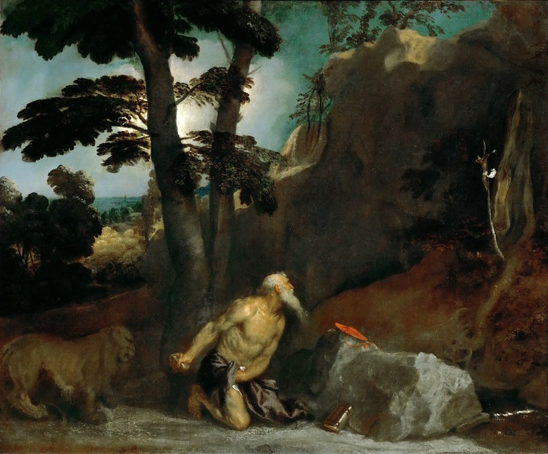 Saint Jérôme pénitent - Titian