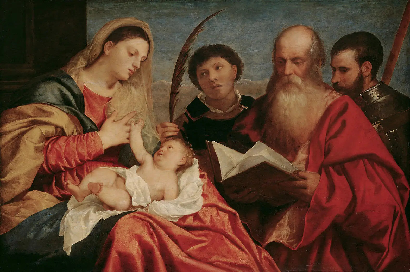 Madone avec des saints - Titian - Alpha Reproduction