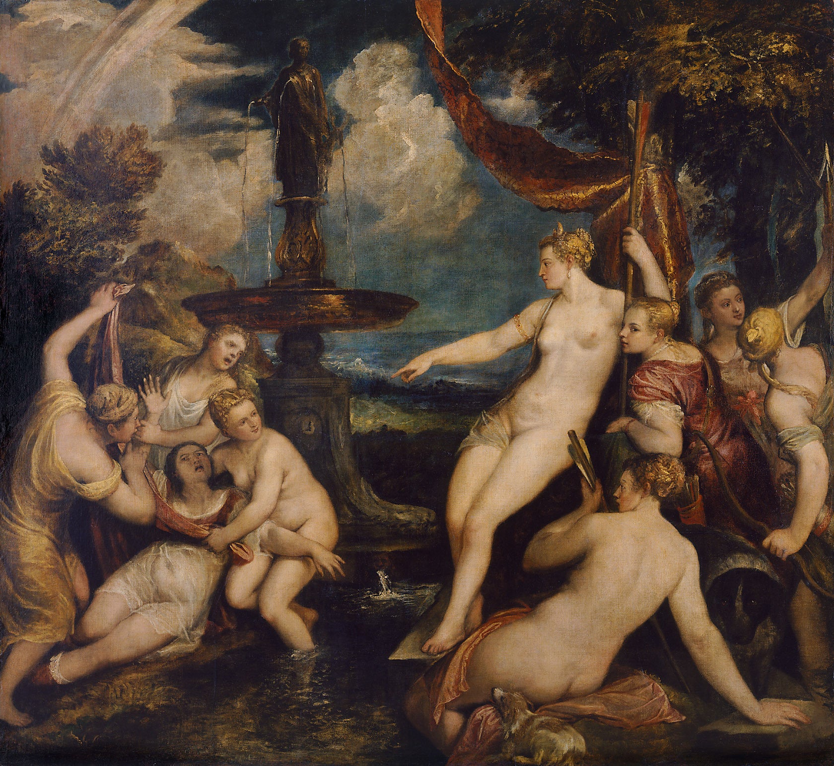 Diane et Callisto - Titian