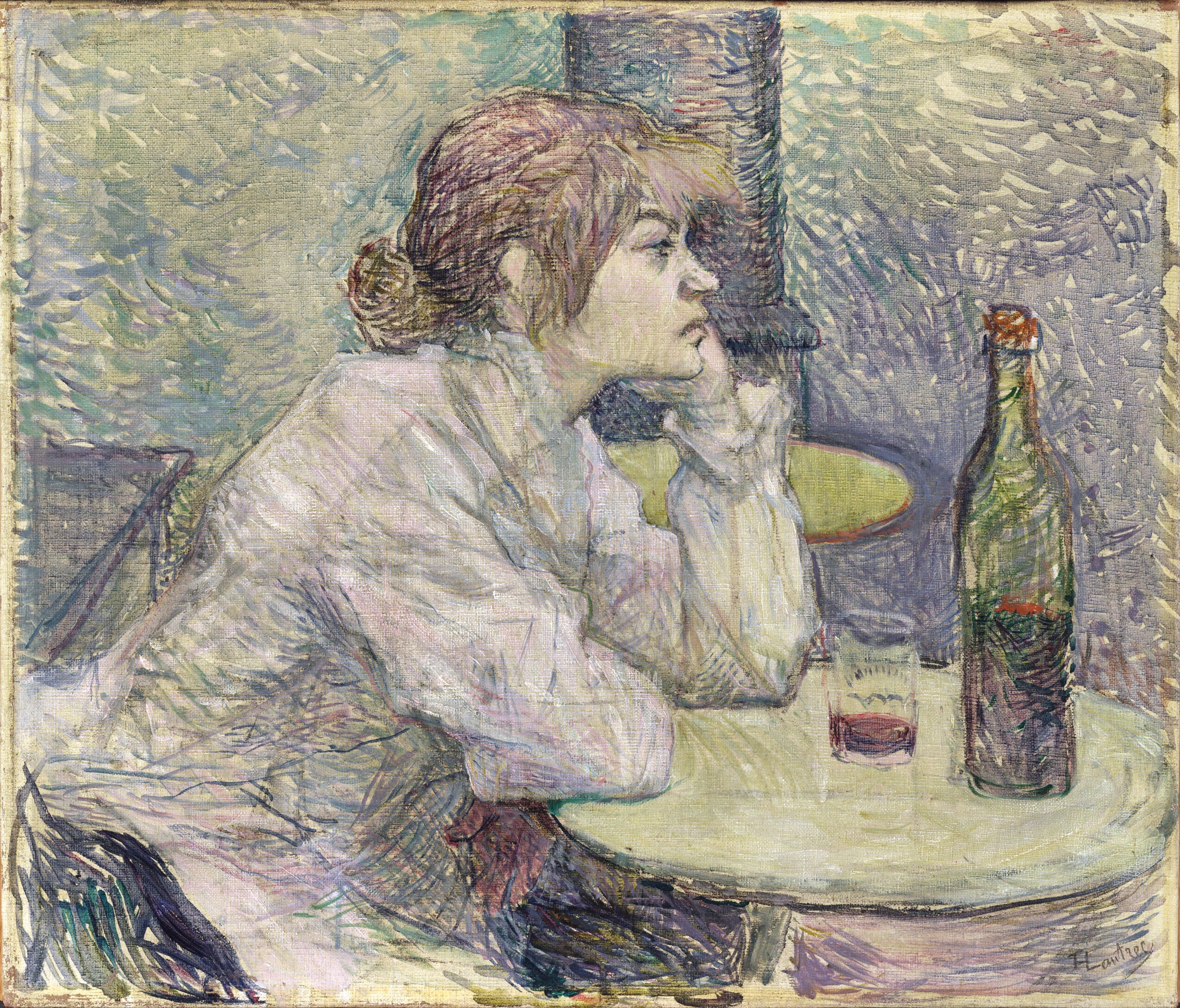Reproduction du tableau « Gueule de bois - Henri de Toulouse-Lautrec » par Alpha Reproduction en peinture à l’huile