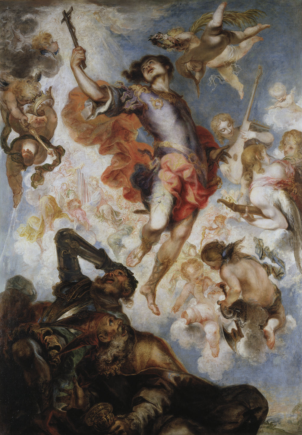 Le triomphe de saint Herménégile - Francisco Herrera the younger