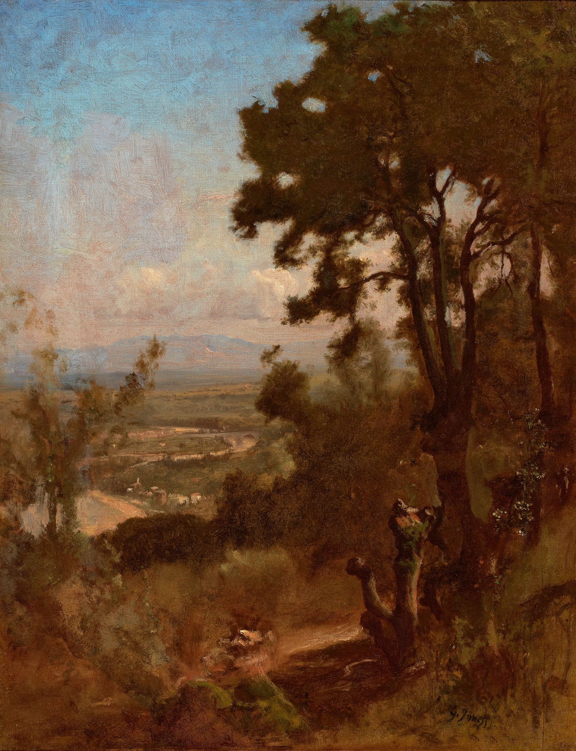 Vallée près de Pérouse - George Inness