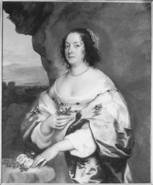 Portrait de Béatrice Hemmema, comtesse d'Oxford (1580-1655) - Antoine van Dyck