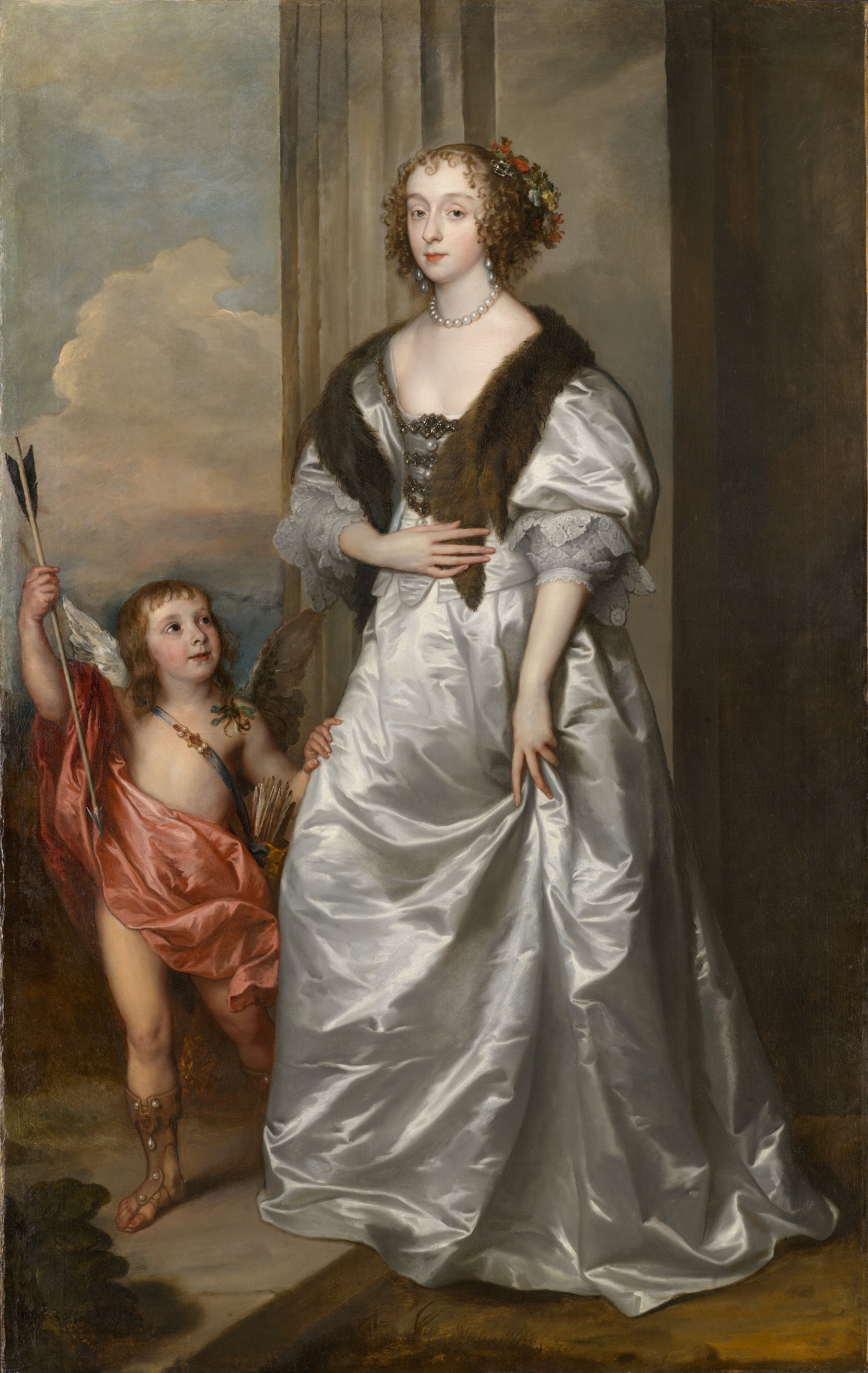 Lady Mary Villiers, future duchesse de Richmond et Lennox, avec Charles Hamilton, Lord Arran - Antoine van Dyck