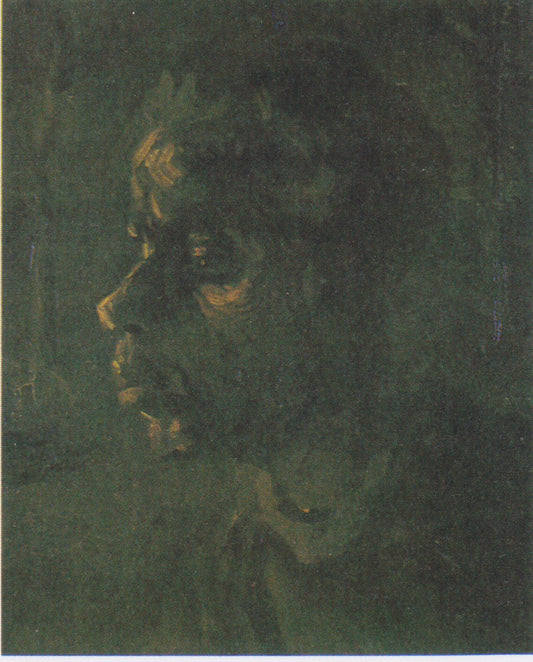 Reproduction du tableau « Tête de paysanne - Vincent van Gogh » par Alpha Reproduction en peinture à l’huile