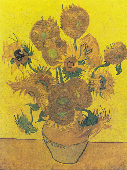 🌻 Ваза с пятнадцатью подсолнухами – Винсент ван Гог (1888)