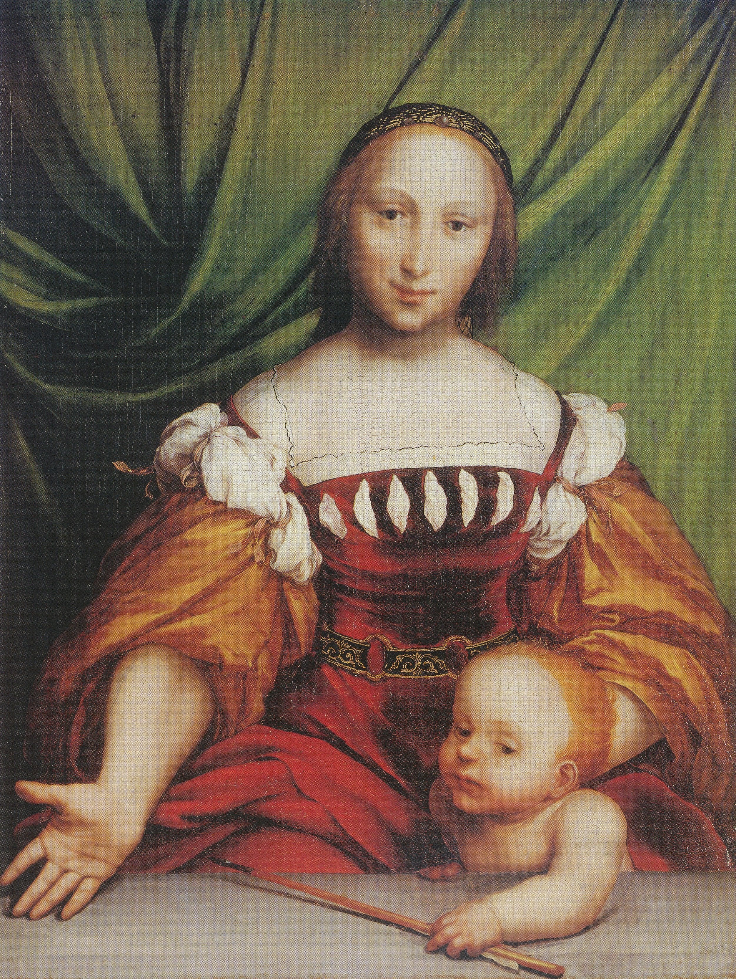 Vénus et Amour - Hans Holbein le Jeune