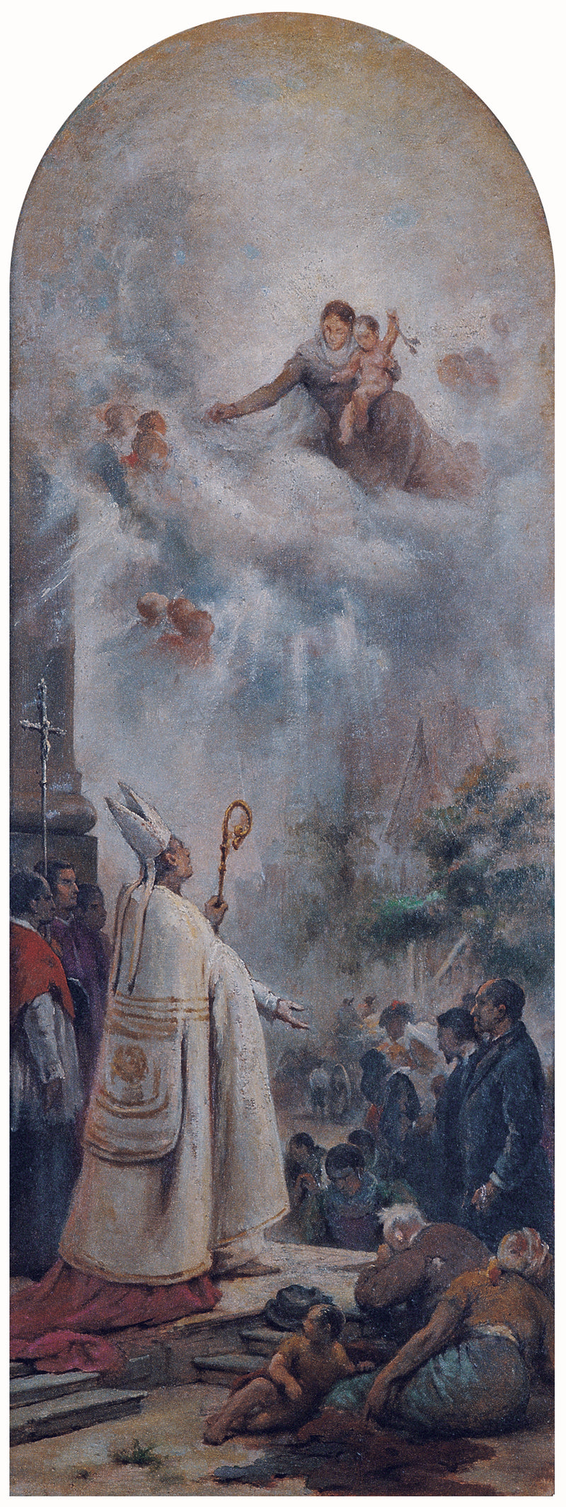 étude pour l'Invocation à la Vierge - Victor Meirelles