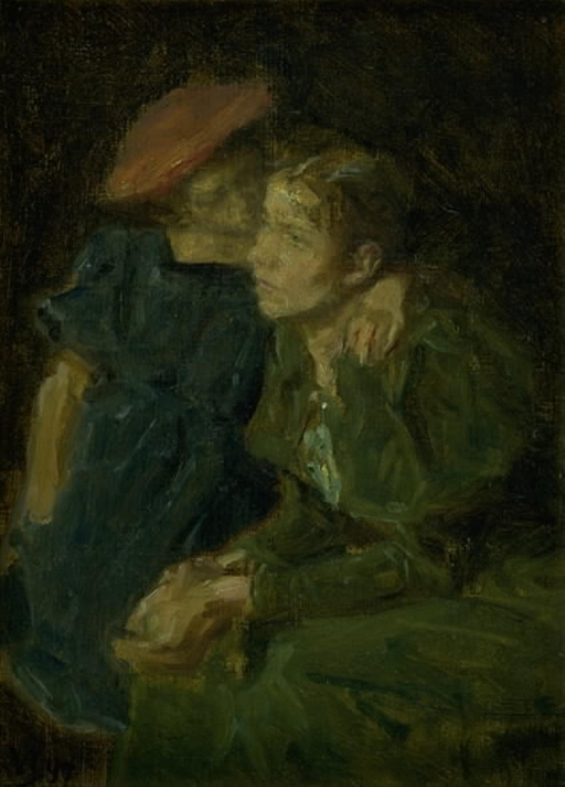 Nanna et hendes moder - Viggo Johansen